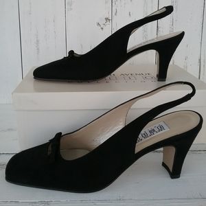 Saks Fifth Avenue Black Slingback Shoes